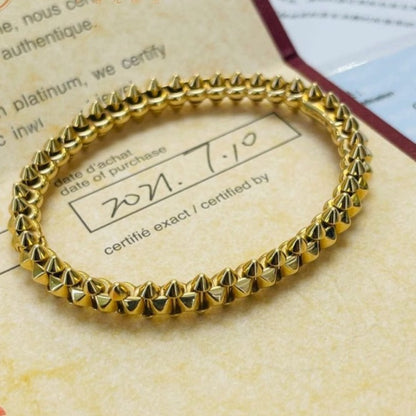 [LUCKY LOVE]CLASH GOLD BRACELET