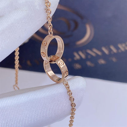 [LUCKY LOVE]LOVE BRACELET DOUBLE RING