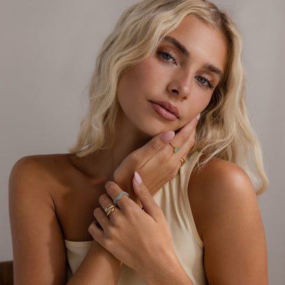 Jade Wave Ring