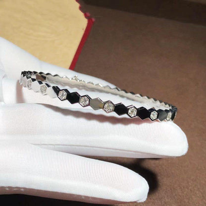 [LUCKY LOVE]BEE LOVE SILVER DIAMOND BRACELET