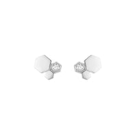 [LUCKY LOVE]BEE LOVE SILVER DIAMOND EARRINGS