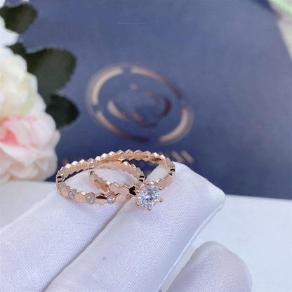[LUCKY LOVE]BEE LOVE RING PINK GOLD 1 DIAMOND