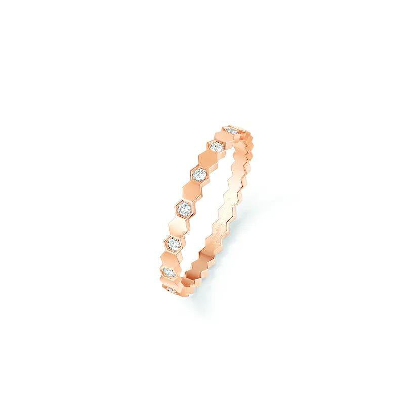 [LUCKY LOVE]BEE LOVE RING PINK GOLD DIAMOND