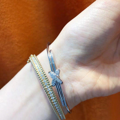 [LUCKY LOVE]JEUX DE BRACELET SILVER DIAMONDS