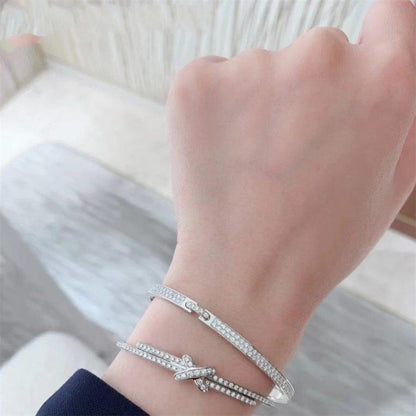 [LUCKY LOVE]JEUX DE BRACELET DIAMONDS SILVER