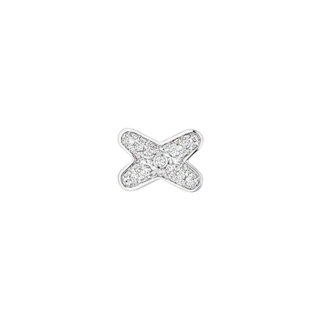 [LUCKY LOVE]JEUX DE SILVER DIAMOND EARRINGS