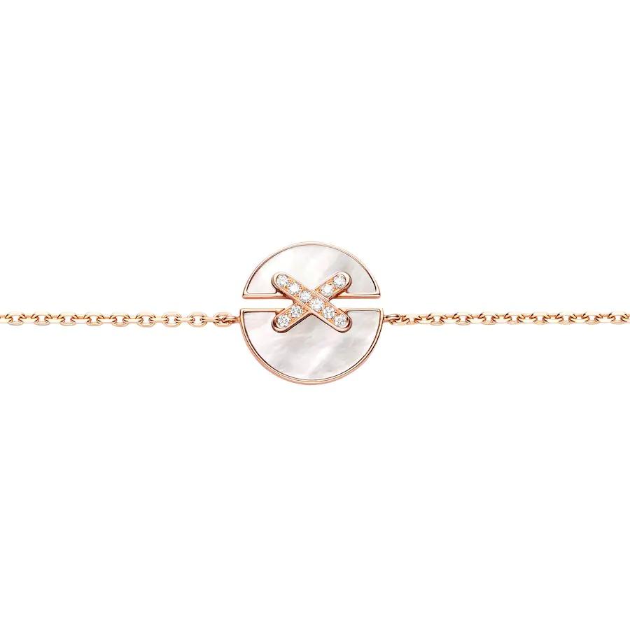 [LUCKY LOVE]JEUX DE BRACELET MOP PINK GOLD DIAMONDS