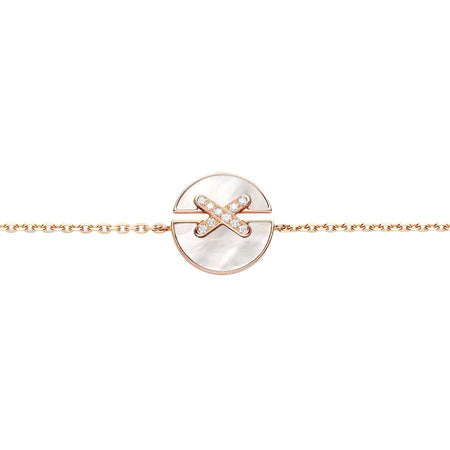 [LUCKY LOVE]JEUX DE BRACELET MOP PINK GOLD DIAMONDS