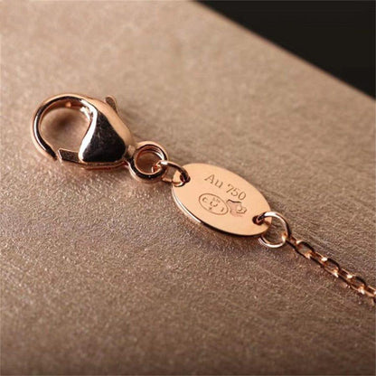 [LUCKY LOVE]Hollow Design Four-Leaf Clover Flower Shape Ring