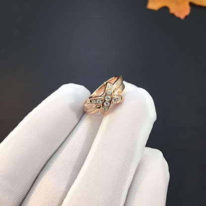 [LUCKY LOVE]JEUX DE PINK GOLD DIAMOND RING
