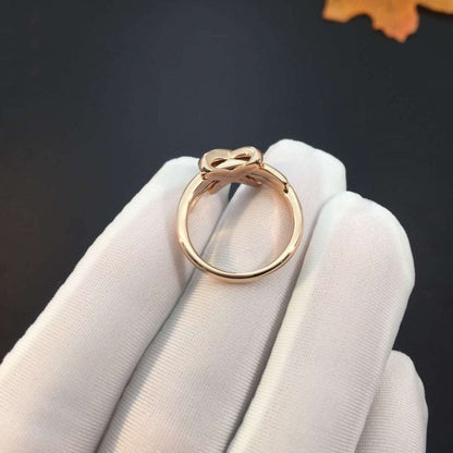 [LUCKY LOVE]JEUX DE PINK GOLD DIAMOND RING