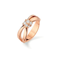 [LUCKY LOVE]LIENS RING PINK GOLD DIAMOND
