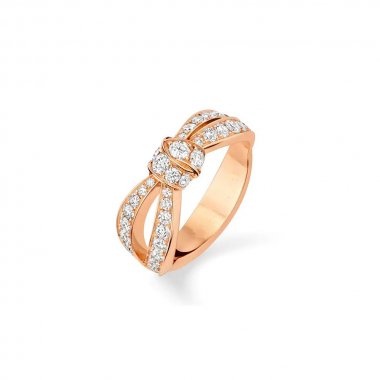 [LUCKY LOVE]LIENS PINK GOLD DIAMOND RING