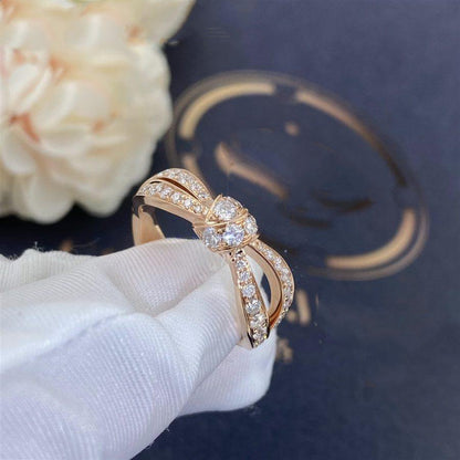 [LUCKY LOVE]LIENS PINK GOLD DIAMOND RING