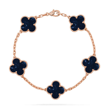 [LUCKY LOVE]CLOVER ROSE GOLD BRACELET COLLECTION,5 MOTIFS