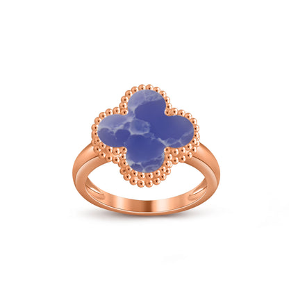 [LUCKY LOVE]CLOVER RING ROSE GOLD COLLECTION