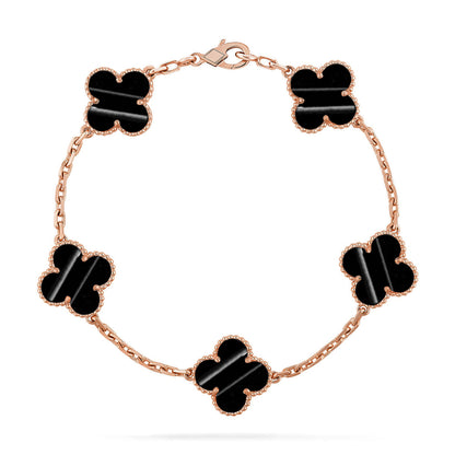 [LUCKY LOVE]CLOVER ROSE GOLD BRACELET COLLECTION,5 MOTIFS
