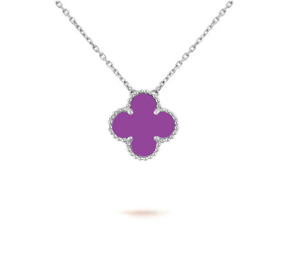 [LUCKY LOVE]CLOVER 15MM NECKLACE SILVER COLLECTION