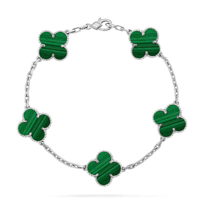 [LUCKY LOVE]CLOVER SILVER BRACELET COLLECTION,5 MOTIFS