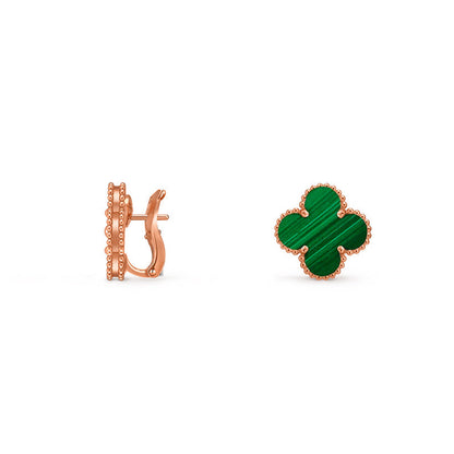 [LUCKY LOVE]CLOVER 15MM MOP EARRINGS COLLECTION