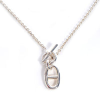 [LUCKY LOVE]HM CHAINE D'ANCRE PENDANT NECKLACE STERLING SILVER