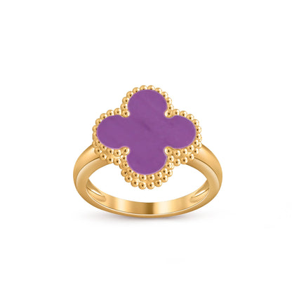 [LUCKY LOVE]CLOVER RING GOLD COLLECTION