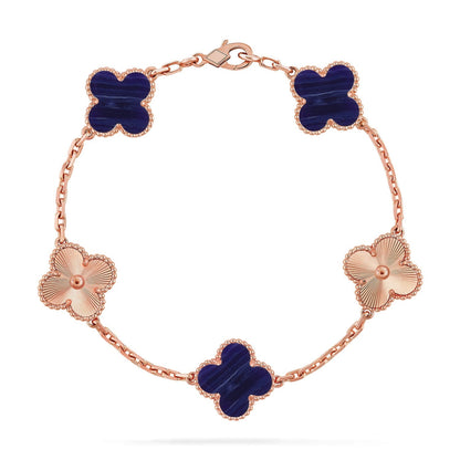 [LUCKY LOVE]CLOVER LASER ROSE GOLD BRACELET COLLECTION,5 MOTIFS