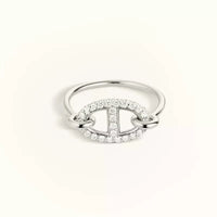 [LUCKY LOVE]RONDE SMALL SILVER DIAMOND RING