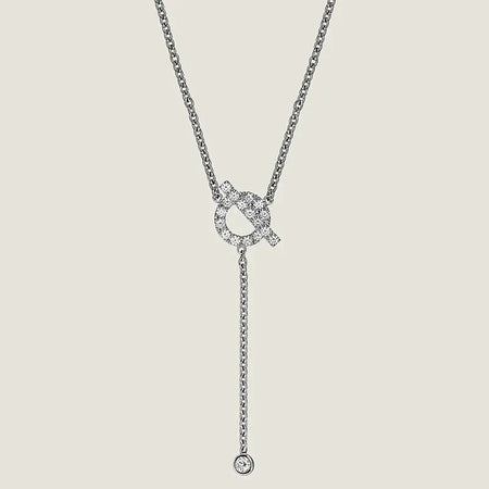 [LUCKY LOVE]FINESSE SILVER DIAMOND NECKLACE