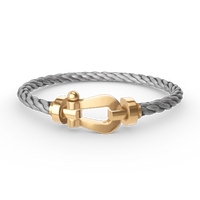 [LUCKY LOVE]FORCE LARGE HORSESHOE NO DIAMOND BRACELET GOLD