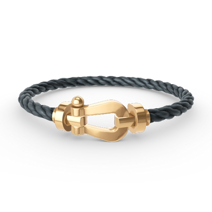 [LUCKY LOVE]FORCE LARGE HORSESHOE NO DIAMOND BRACELET GOLD