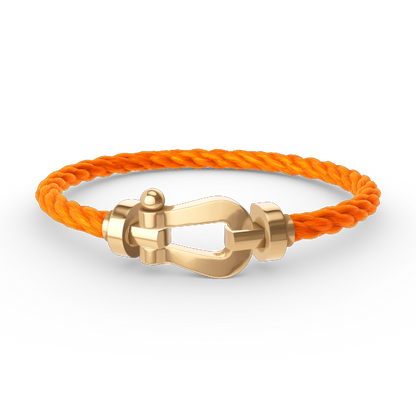 [LUCKY LOVE]FORCE LARGE HORSESHOE NO DIAMOND BRACELET GOLD