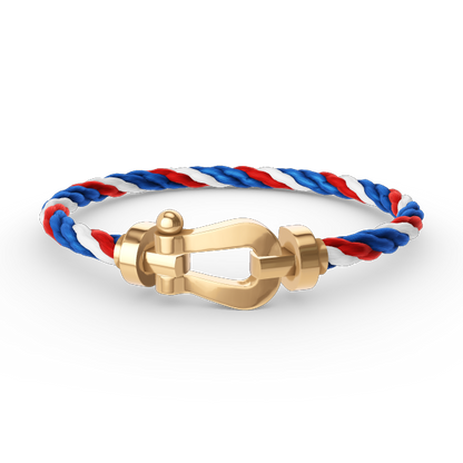 [LUCKY LOVE]FORCE LARGE HORSESHOE NO DIAMOND BRACELET GOLD