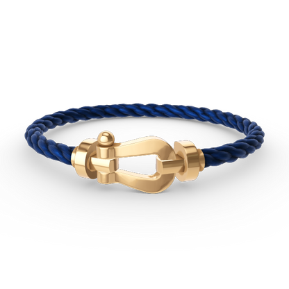[LUCKY LOVE]FORCE LARGE HORSESHOE NO DIAMOND BRACELET GOLD