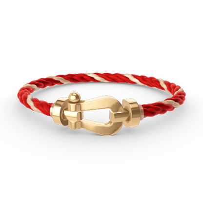 [LUCKY LOVE]FORCE LARGE HORSESHOE NO DIAMOND BRACELET GOLD