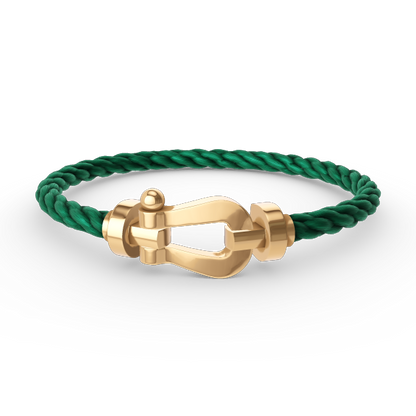 [LUCKY LOVE]FORCE LARGE HORSESHOE NO DIAMOND BRACELET GOLD