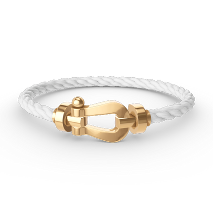 [LUCKY LOVE]FORCE LARGE HORSESHOE NO DIAMOND BRACELET GOLD