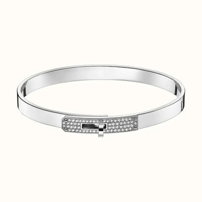 [LUCKY LOVE]KELLY SILVER DIAMOND BRACELET