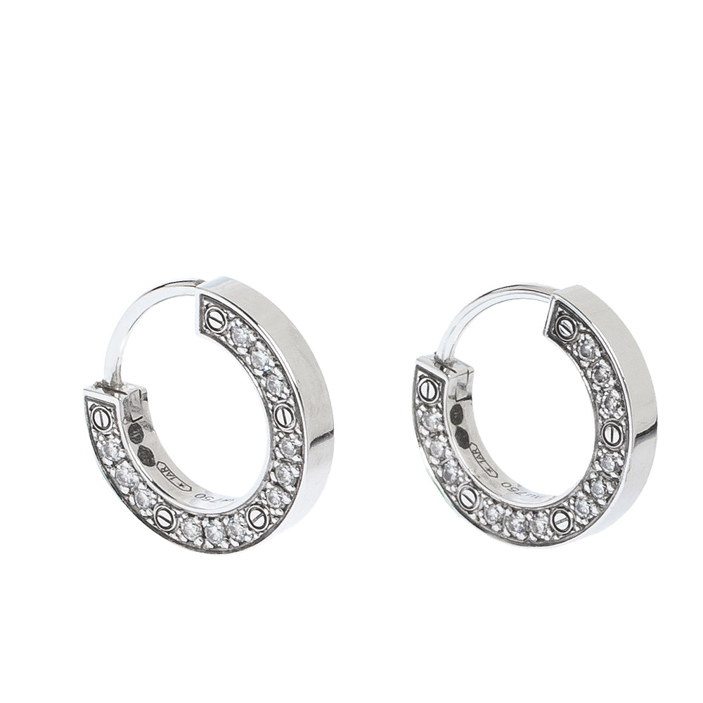 [LUCKY LOVE]LOVE DIAMOND EARRINGS
