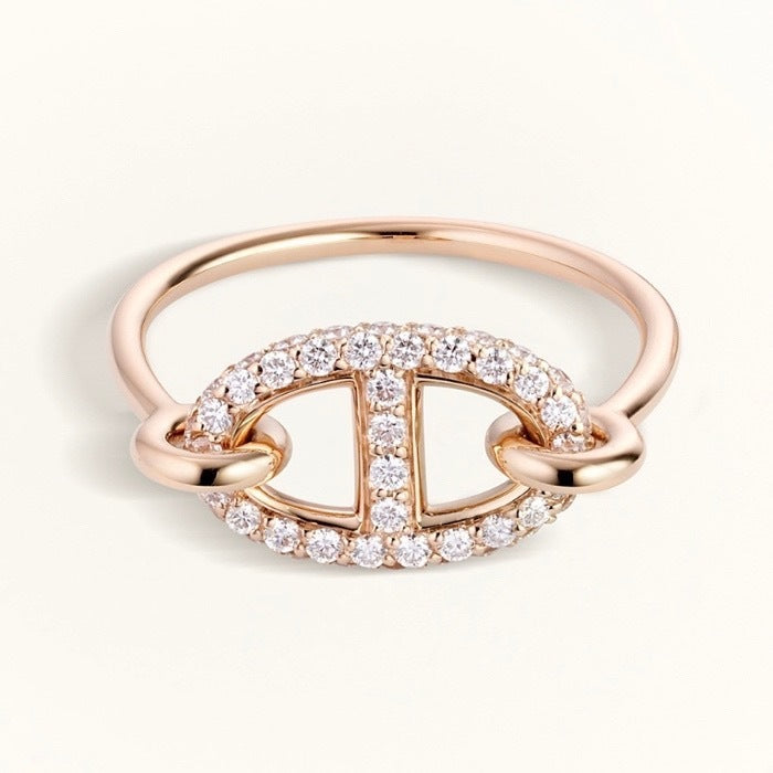 [LUCKY LOVE]RONDE SMALL DIAMOND RING