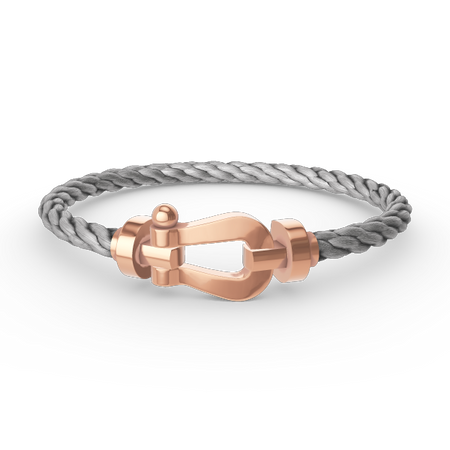[LUCKY LOVE]FORCE LARGE HORSESHOE NO DIAMOND BRACELET ROSE GOLD