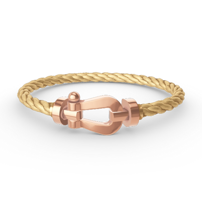 [LUCKY LOVE]FORCE LARGE HORSESHOE NO DIAMOND BRACELET ROSE GOLD