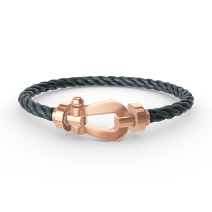 [LUCKY LOVE]FORCE LARGE HORSESHOE NO DIAMOND BRACELET ROSE GOLD