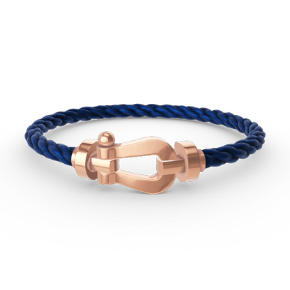 [LUCKY LOVE]FORCE LARGE HORSESHOE NO DIAMOND BRACELET ROSE GOLD