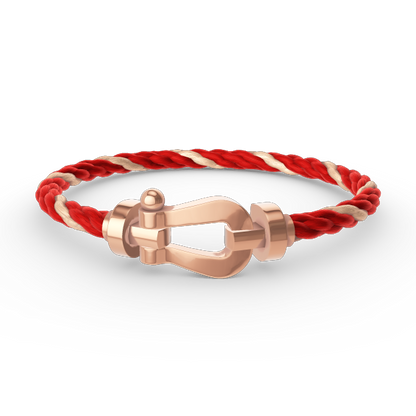 [LUCKY LOVE]FORCE LARGE HORSESHOE NO DIAMOND BRACELET ROSE GOLD