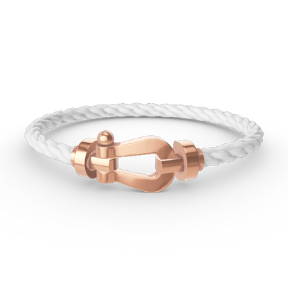 [LUCKY LOVE]FORCE LARGE HORSESHOE NO DIAMOND BRACELET ROSE GOLD