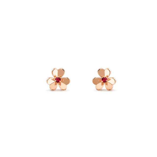 [LUCKY LOVE]FRIVOLE  FLOWER PINK EARRINGS