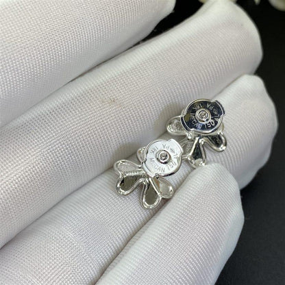 [LUCKY LOVE]FRIVOLE MINI SILVER FLOWER EARRINGS