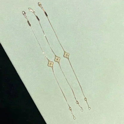 [LUCKY LOVE]CLOVER SINGLE FLOWER BRACELET