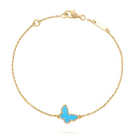 [LUCKY LOVE]BUTTERFLY TURQUOISE BUTTERFLY BRACELET